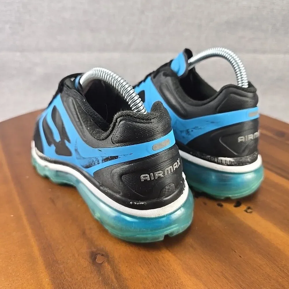 Nike Air Max 2 Fitsole Black Blue‎ Womens Running Shoes Sneaker Size 6.5